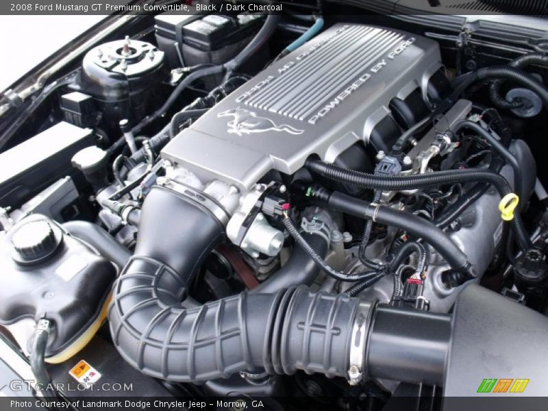  2008 Mustang GT Premium Convertible Engine - 4.6 Liter SOHC 24-Valve VVT V8