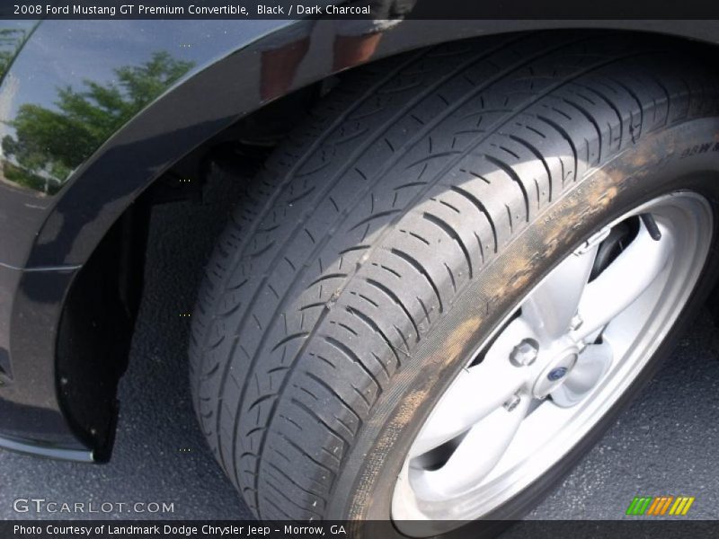 Black / Dark Charcoal 2008 Ford Mustang GT Premium Convertible