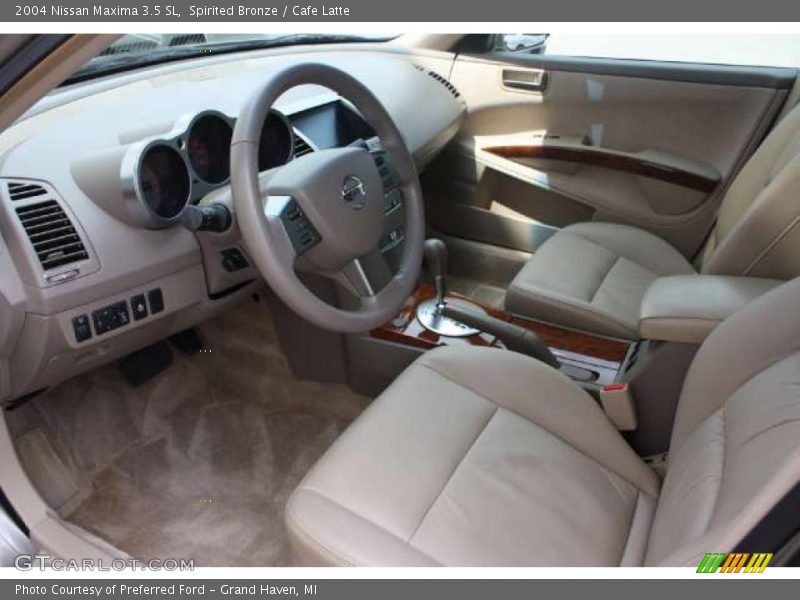 Spirited Bronze / Cafe Latte 2004 Nissan Maxima 3.5 SL