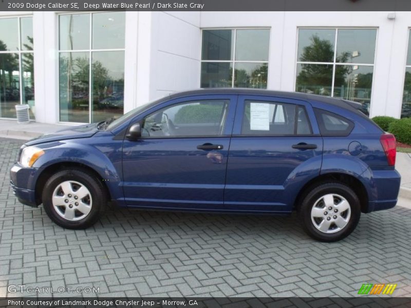Deep Water Blue Pearl / Dark Slate Gray 2009 Dodge Caliber SE