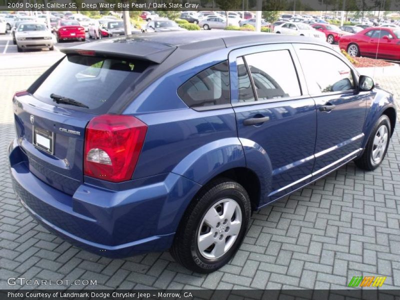 Deep Water Blue Pearl / Dark Slate Gray 2009 Dodge Caliber SE