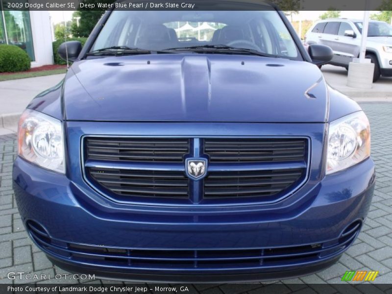 Deep Water Blue Pearl / Dark Slate Gray 2009 Dodge Caliber SE