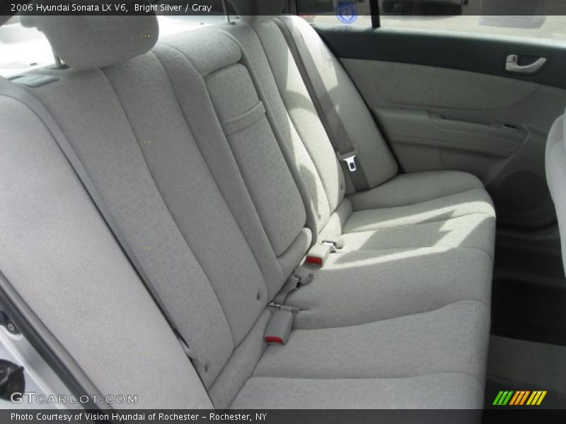 Bright Silver / Gray 2006 Hyundai Sonata LX V6