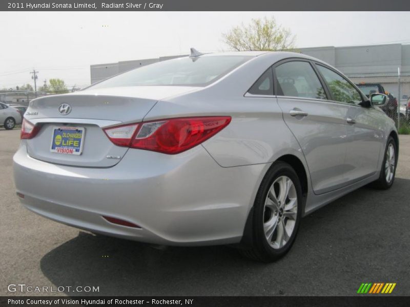 Radiant Silver / Gray 2011 Hyundai Sonata Limited