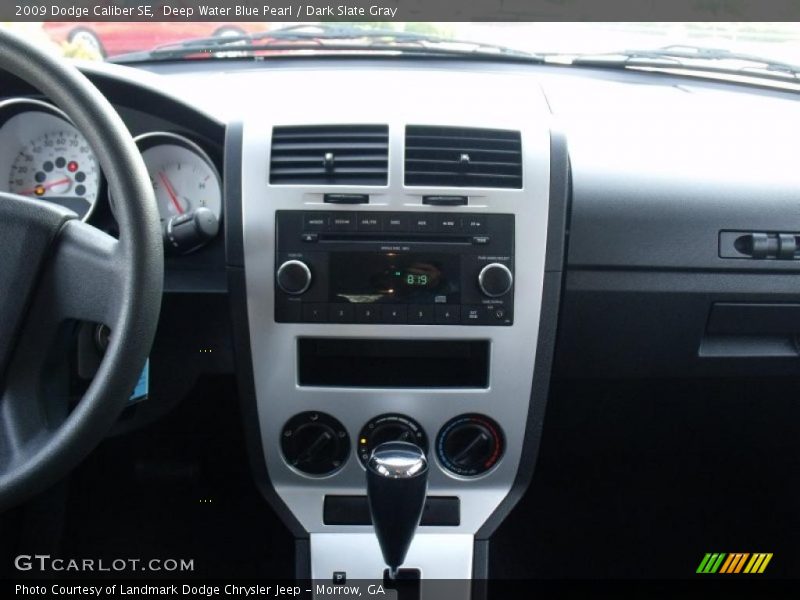 Deep Water Blue Pearl / Dark Slate Gray 2009 Dodge Caliber SE