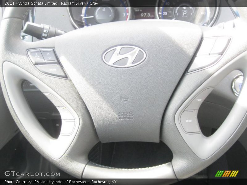 Radiant Silver / Gray 2011 Hyundai Sonata Limited