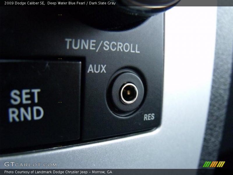 Deep Water Blue Pearl / Dark Slate Gray 2009 Dodge Caliber SE