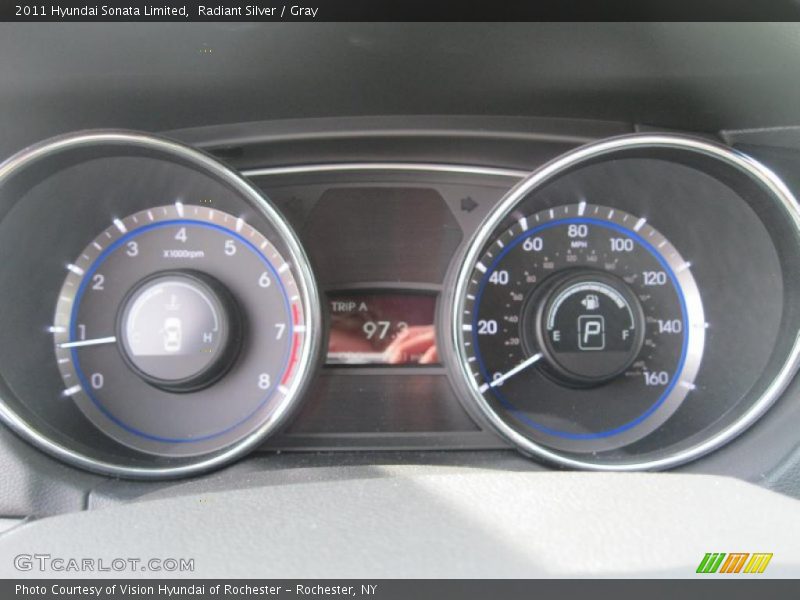 Radiant Silver / Gray 2011 Hyundai Sonata Limited