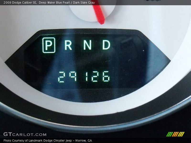 Deep Water Blue Pearl / Dark Slate Gray 2009 Dodge Caliber SE