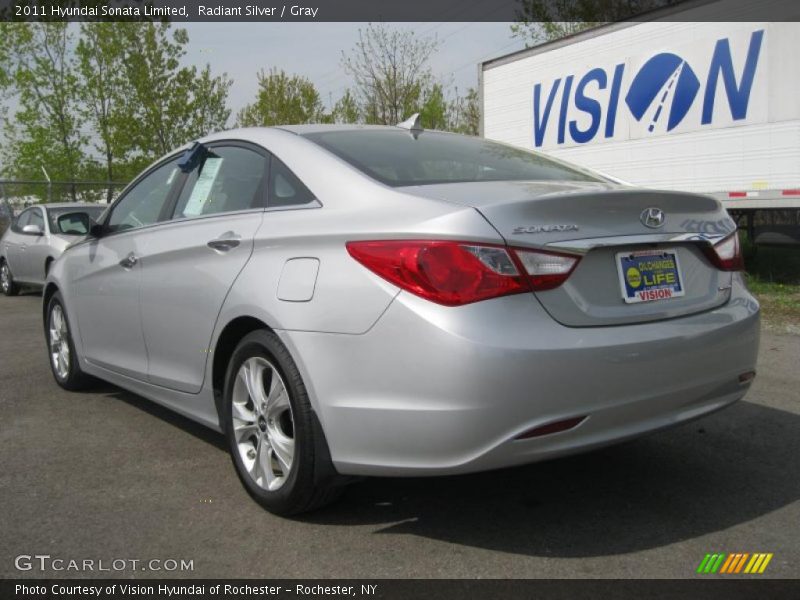 Radiant Silver / Gray 2011 Hyundai Sonata Limited