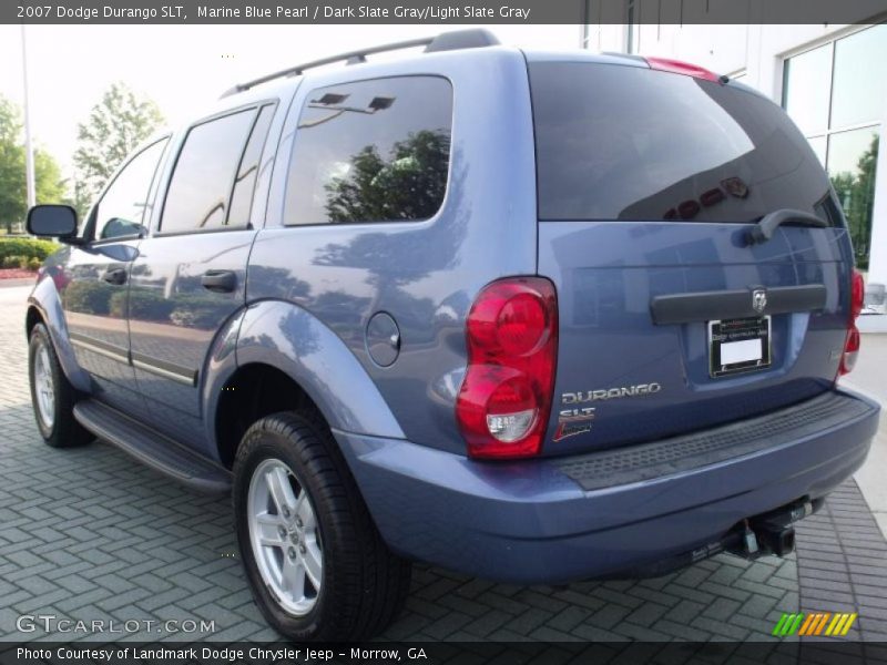 Marine Blue Pearl / Dark Slate Gray/Light Slate Gray 2007 Dodge Durango SLT
