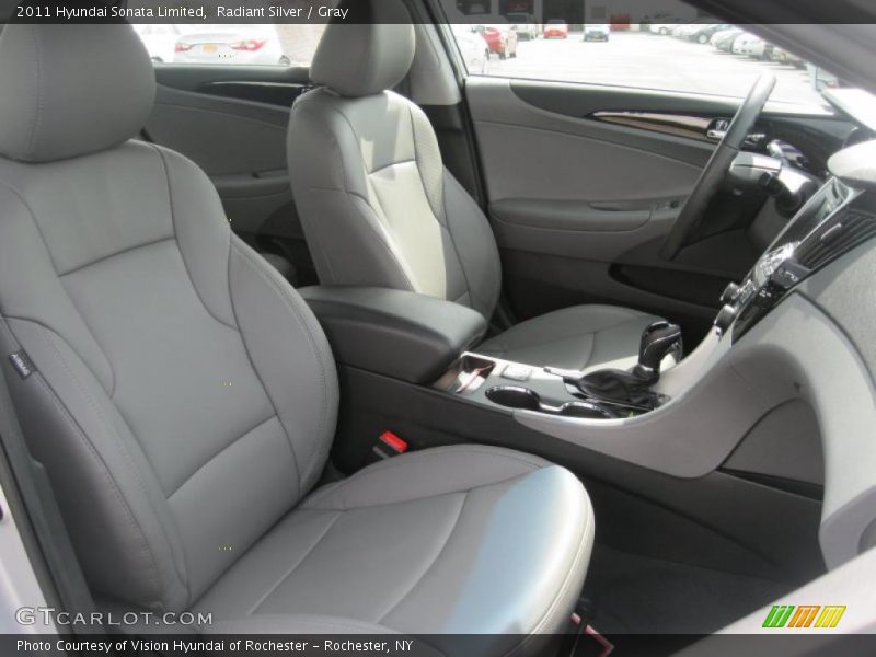 Radiant Silver / Gray 2011 Hyundai Sonata Limited