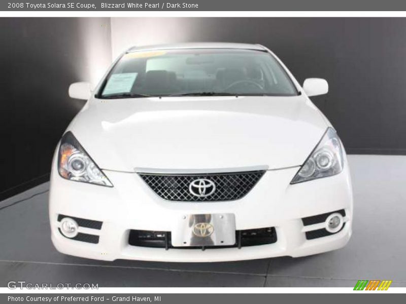 Blizzard White Pearl / Dark Stone 2008 Toyota Solara SE Coupe