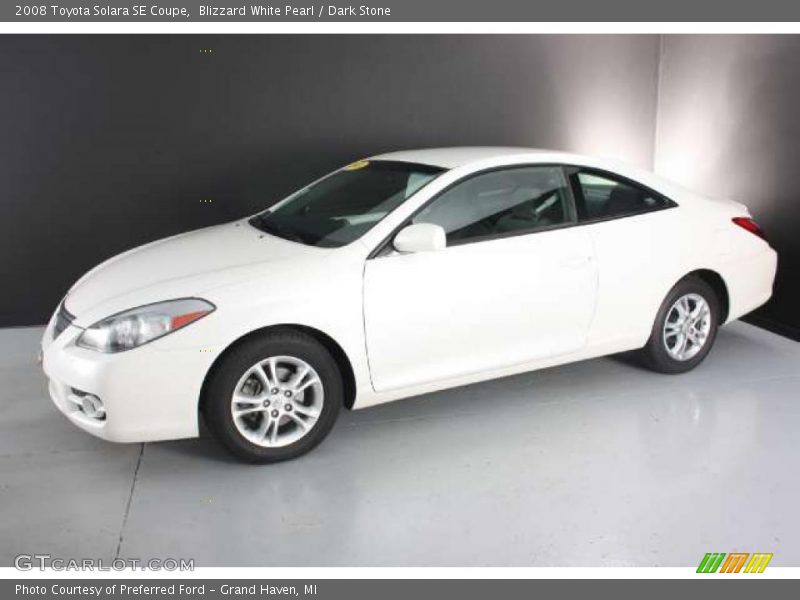 Blizzard White Pearl / Dark Stone 2008 Toyota Solara SE Coupe