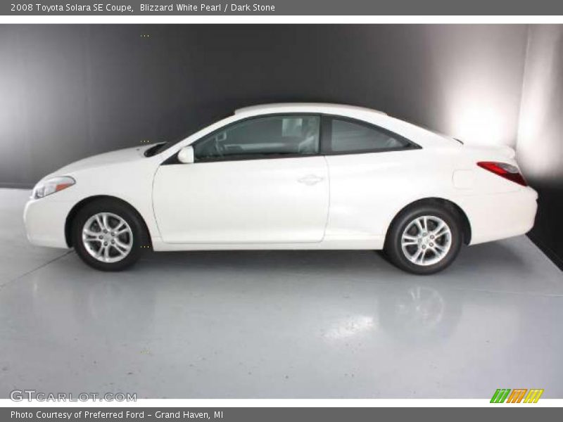 Blizzard White Pearl / Dark Stone 2008 Toyota Solara SE Coupe