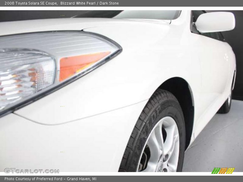 Blizzard White Pearl / Dark Stone 2008 Toyota Solara SE Coupe