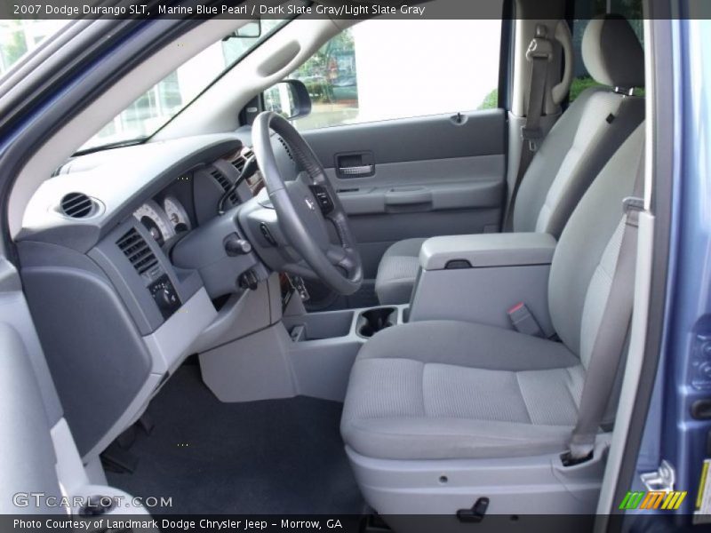  2007 Durango SLT Dark Slate Gray/Light Slate Gray Interior