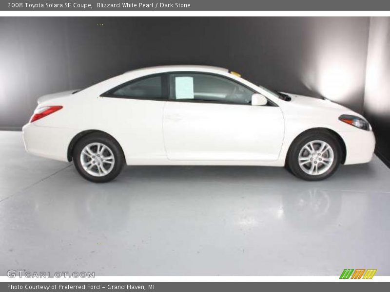 Blizzard White Pearl / Dark Stone 2008 Toyota Solara SE Coupe