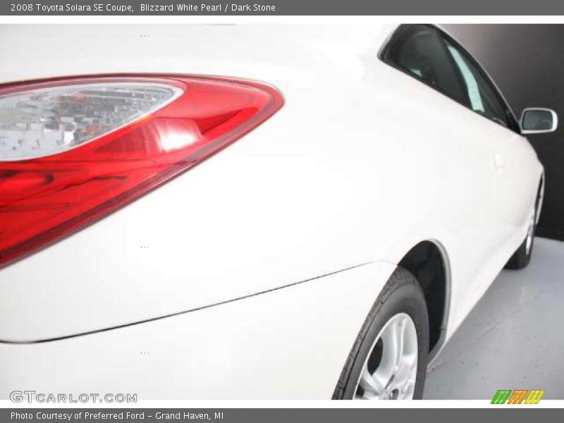 Blizzard White Pearl / Dark Stone 2008 Toyota Solara SE Coupe