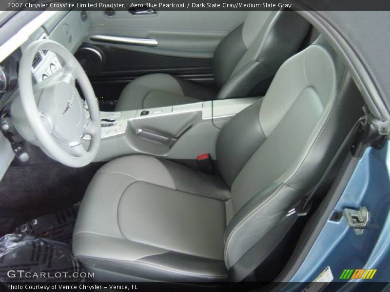 Aero Blue Pearlcoat / Dark Slate Gray/Medium Slate Gray 2007 Chrysler Crossfire Limited Roadster