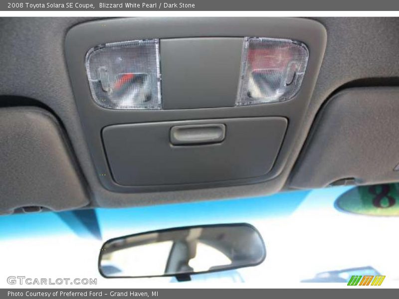 Blizzard White Pearl / Dark Stone 2008 Toyota Solara SE Coupe