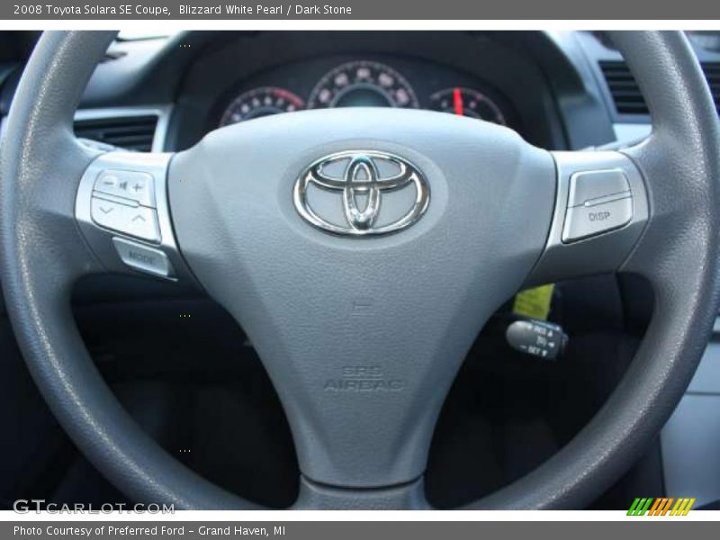 Blizzard White Pearl / Dark Stone 2008 Toyota Solara SE Coupe