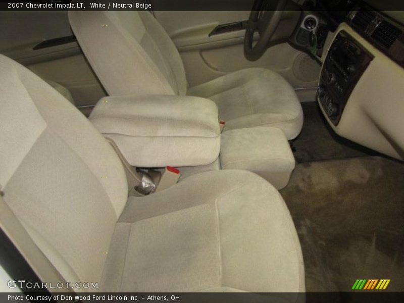 White / Neutral Beige 2007 Chevrolet Impala LT