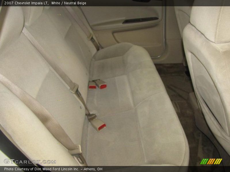 White / Neutral Beige 2007 Chevrolet Impala LT