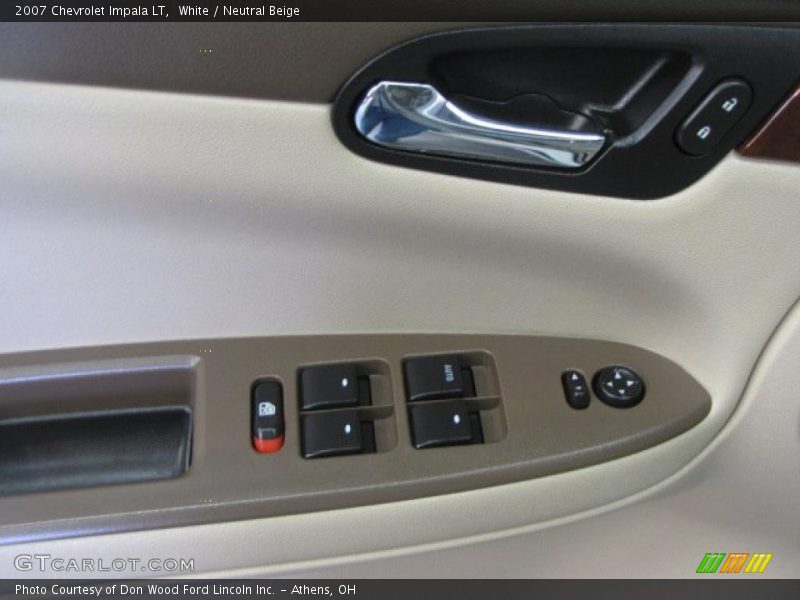 White / Neutral Beige 2007 Chevrolet Impala LT