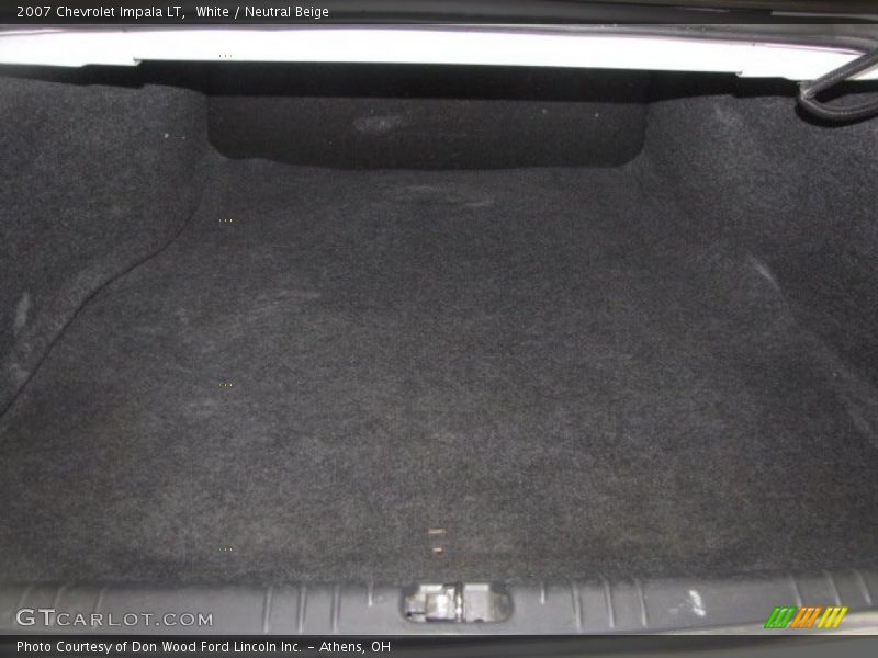 White / Neutral Beige 2007 Chevrolet Impala LT