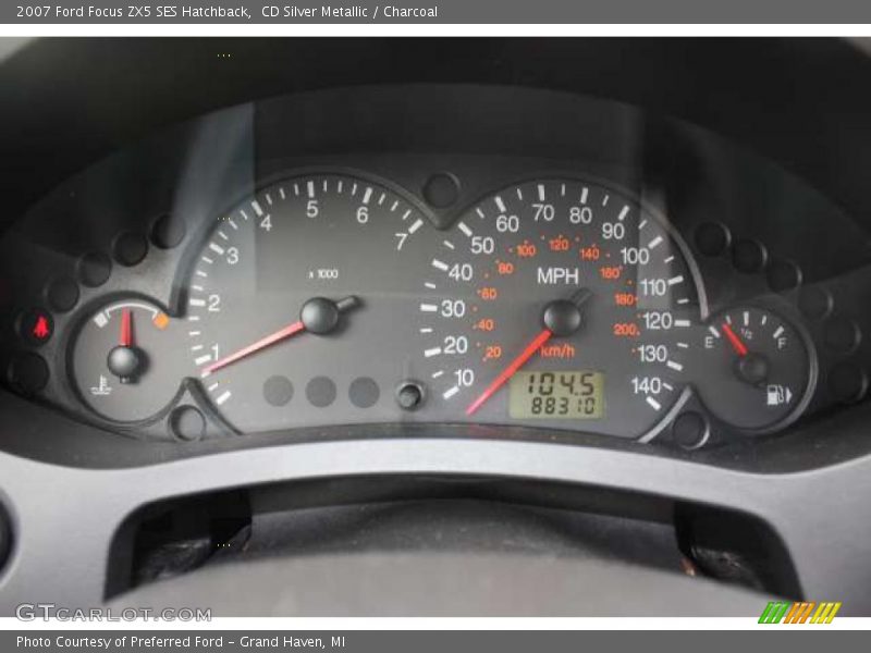 2007 Focus ZX5 SES Hatchback ZX5 SES Hatchback Gauges
