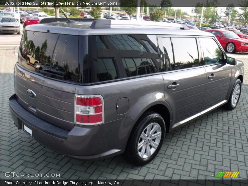 Sterling Grey Metallic / Medium Light Stone 2009 Ford Flex SE