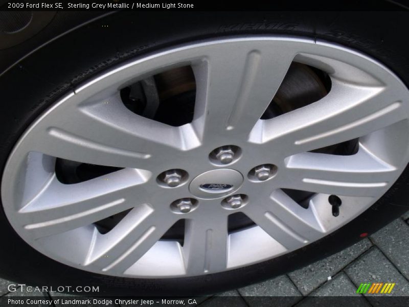 Sterling Grey Metallic / Medium Light Stone 2009 Ford Flex SE
