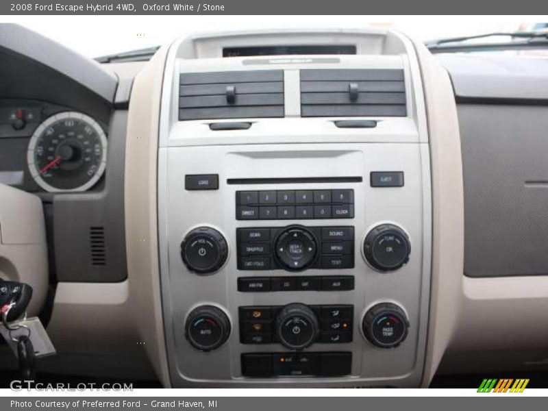 Controls of 2008 Escape Hybrid 4WD