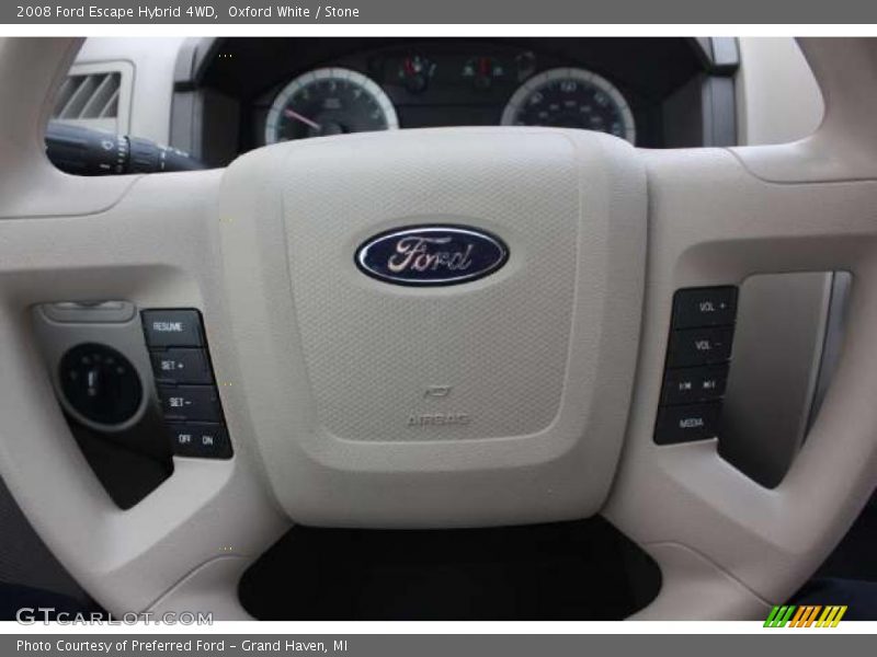  2008 Escape Hybrid 4WD Steering Wheel