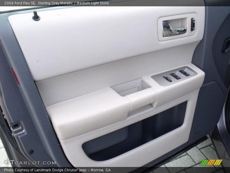 Sterling Grey Metallic / Medium Light Stone 2009 Ford Flex SE