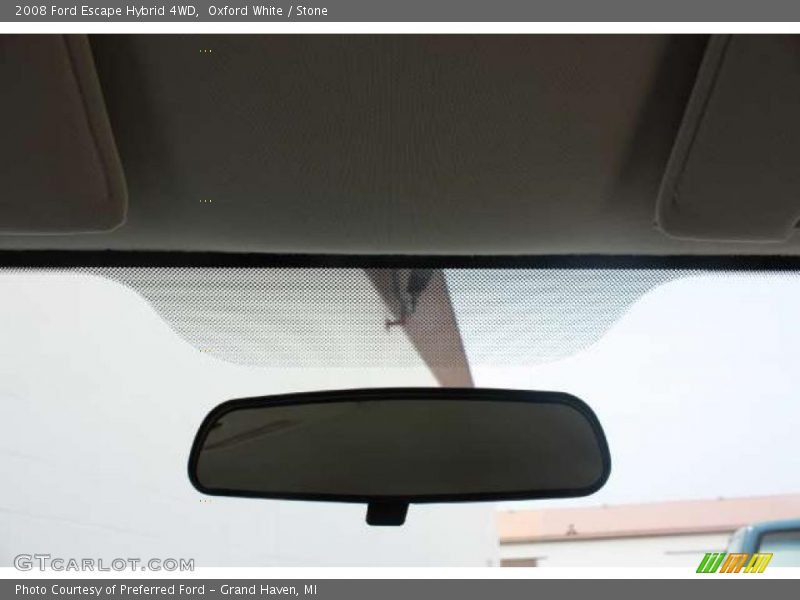 Oxford White / Stone 2008 Ford Escape Hybrid 4WD