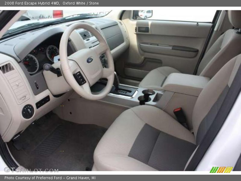  2008 Escape Hybrid 4WD Stone Interior