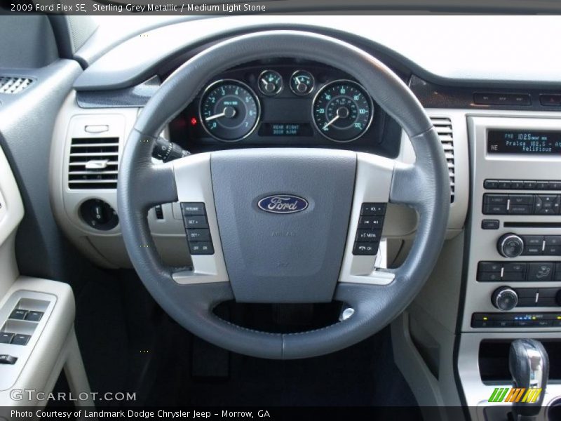 Sterling Grey Metallic / Medium Light Stone 2009 Ford Flex SE