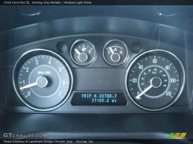 Sterling Grey Metallic / Medium Light Stone 2009 Ford Flex SE