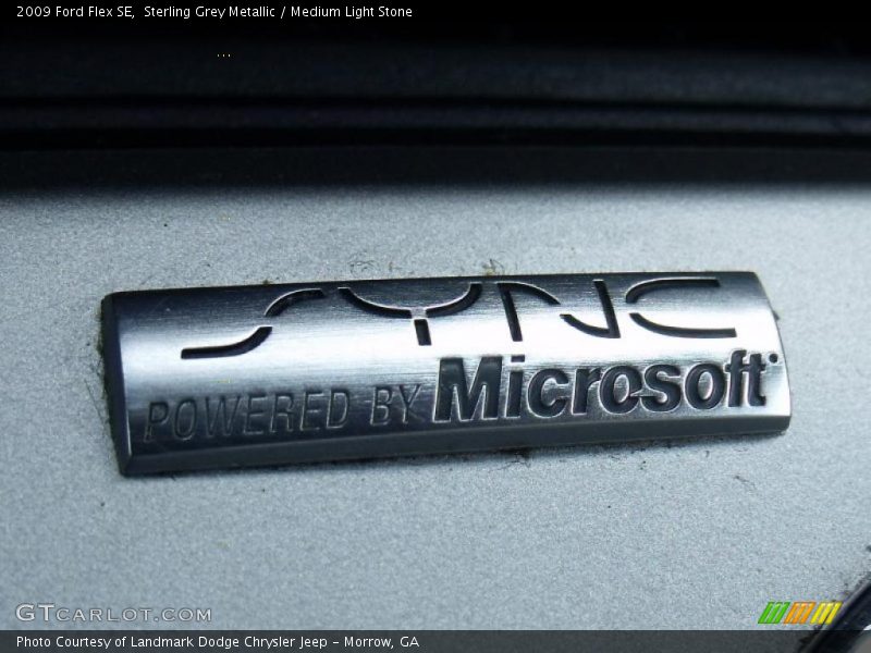 Sterling Grey Metallic / Medium Light Stone 2009 Ford Flex SE