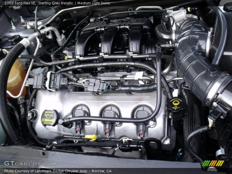 Sterling Grey Metallic / Medium Light Stone 2009 Ford Flex SE