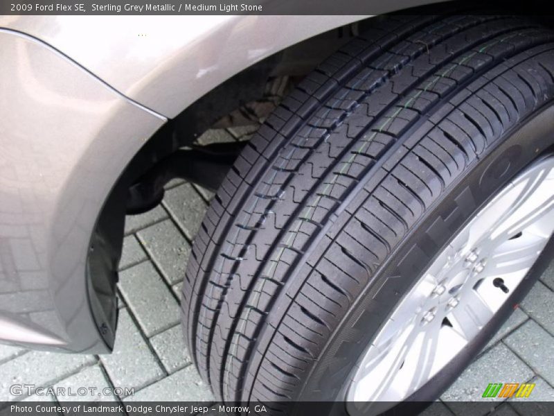 Sterling Grey Metallic / Medium Light Stone 2009 Ford Flex SE