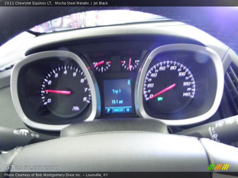 Mocha Steel Metallic / Jet Black 2011 Chevrolet Equinox LT