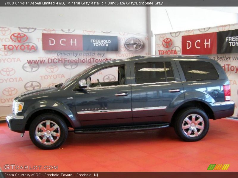 Mineral Gray Metallic / Dark Slate Gray/Light Slate Gray 2008 Chrysler Aspen Limited 4WD