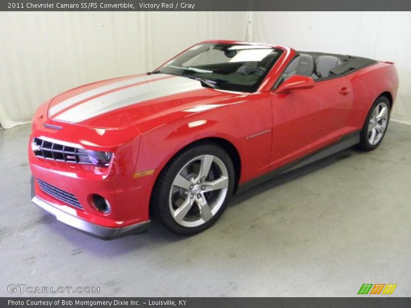 Front 3/4 View of 2011 Camaro SS/RS Convertible