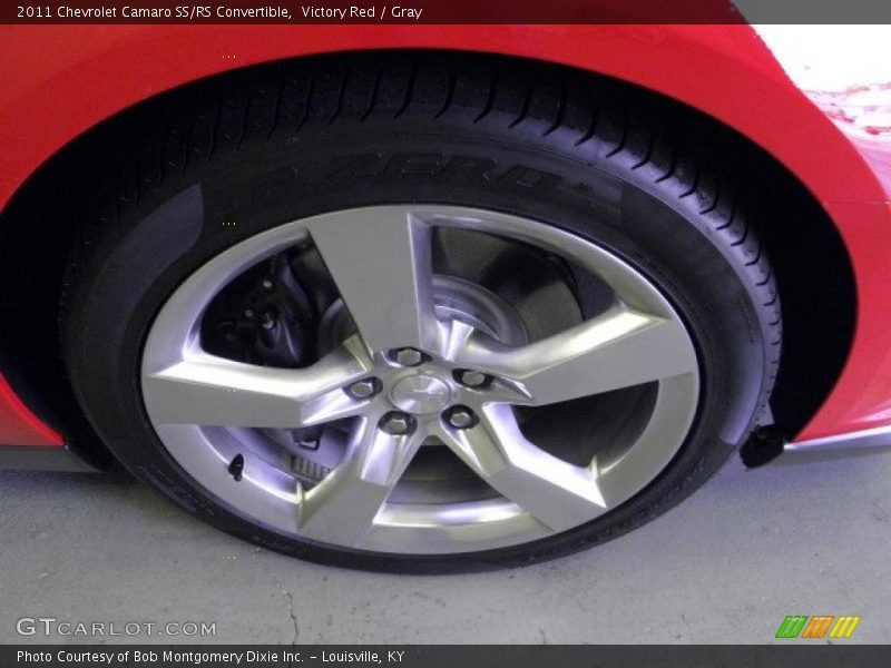 Victory Red / Gray 2011 Chevrolet Camaro SS/RS Convertible
