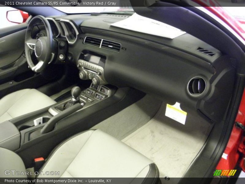 Victory Red / Gray 2011 Chevrolet Camaro SS/RS Convertible