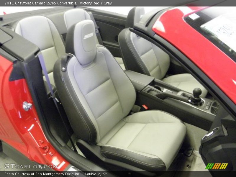 2011 Camaro SS/RS Convertible Gray Interior