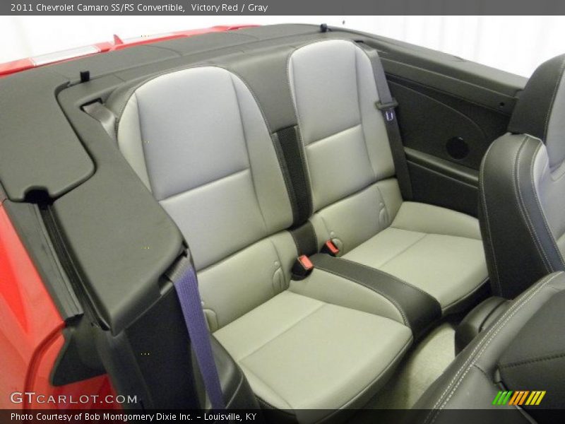 Victory Red / Gray 2011 Chevrolet Camaro SS/RS Convertible